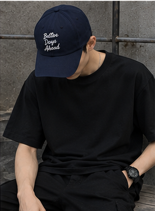 Better Days Ahead Navy blue cap
